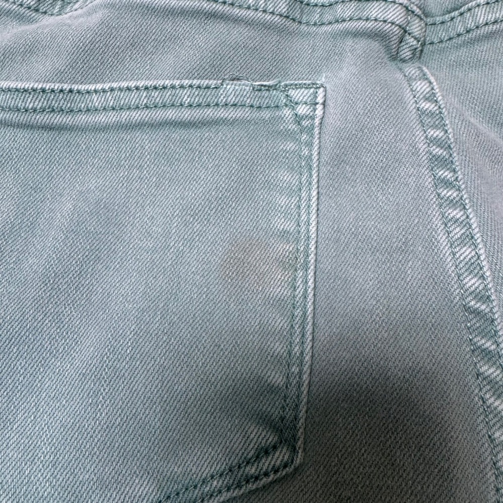 Judy Blue Flare Jeans Turquoise Size 7/28 Raw Hem Boutique Western Cowgirl Boho - Picture 7 of 8